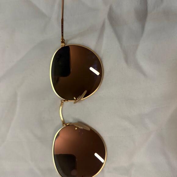 Ray-Ban RB3447 Round Metal Sunglasses 112/Z2 Pink Gold Flash Mirror 50-21 Italy main image 15